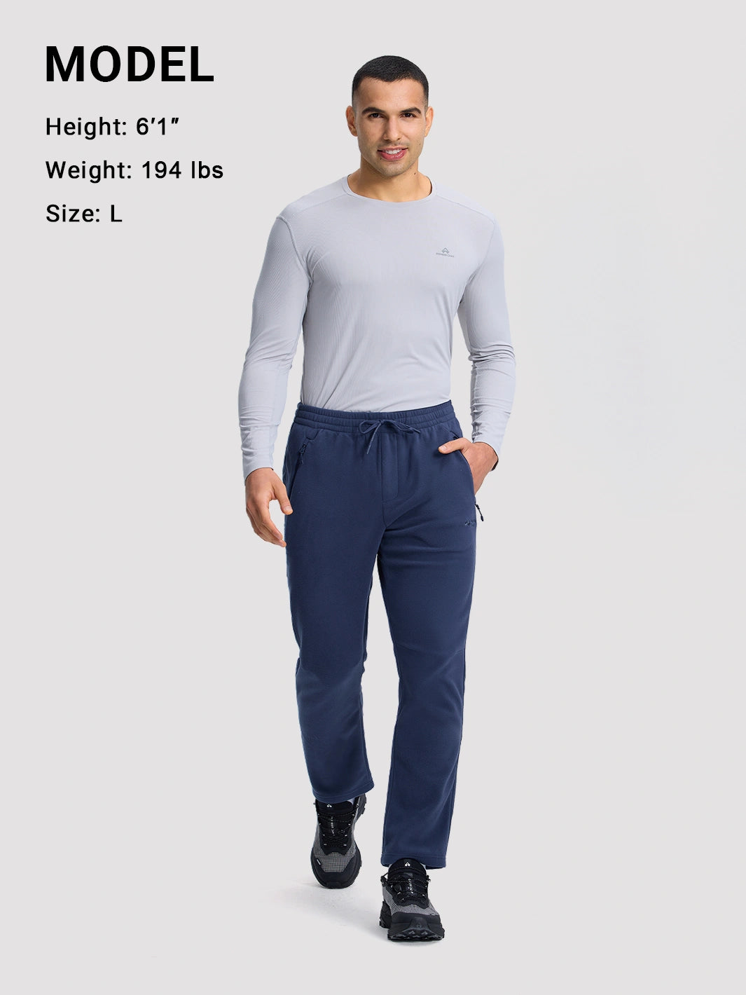 Men's Anti-Static 200g Polar Fleece Joggers Pants PIONEER CAMP