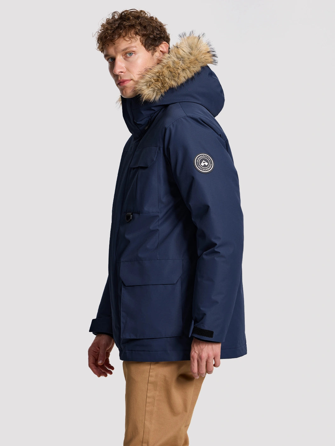 Men's 700 Fill Power Water-Resistant Duck Down Parka Jacket PIONEER CAMP