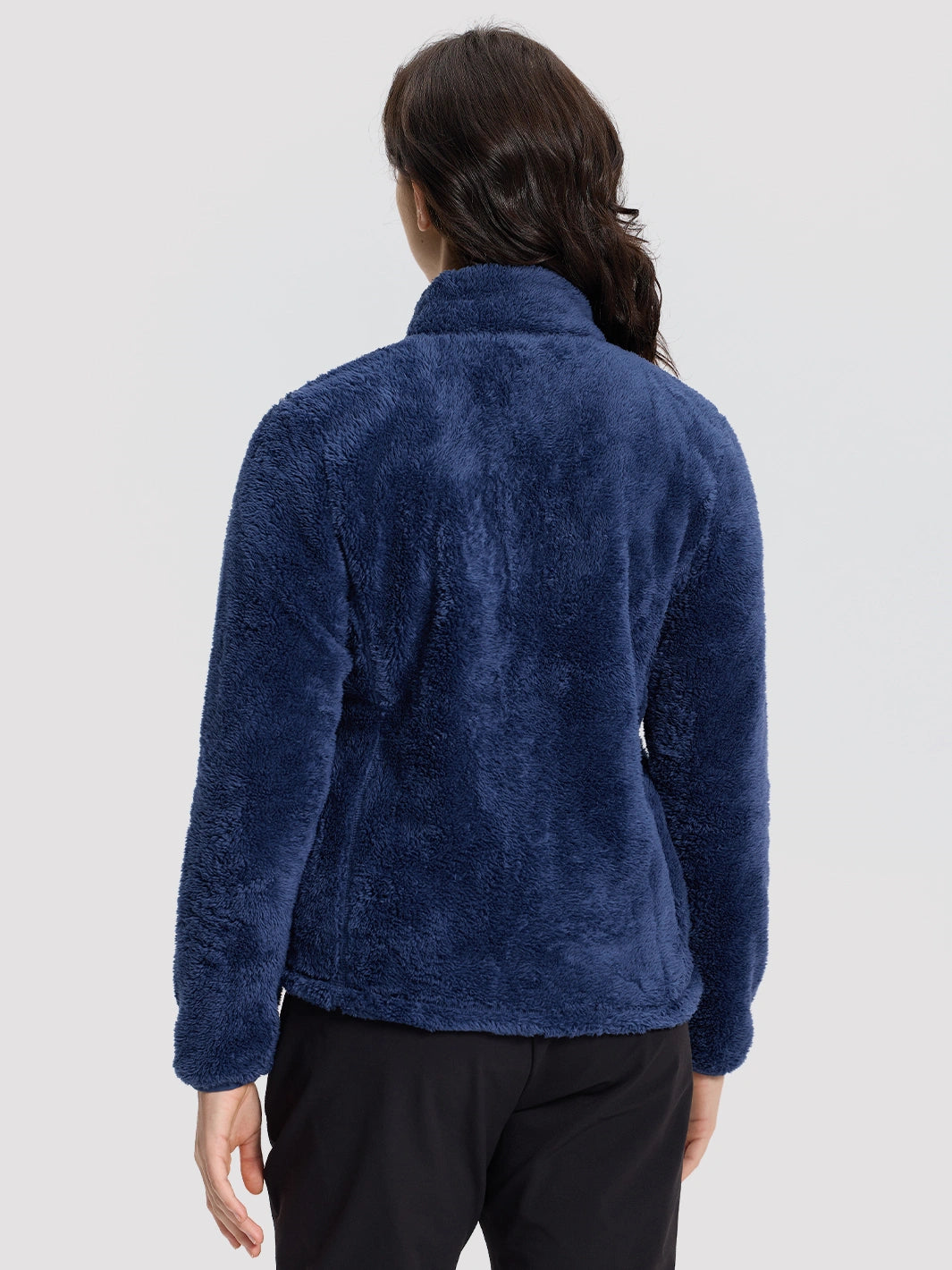 Women's Stand-Collar Coral Fleece Jacket PIONEER CAMP