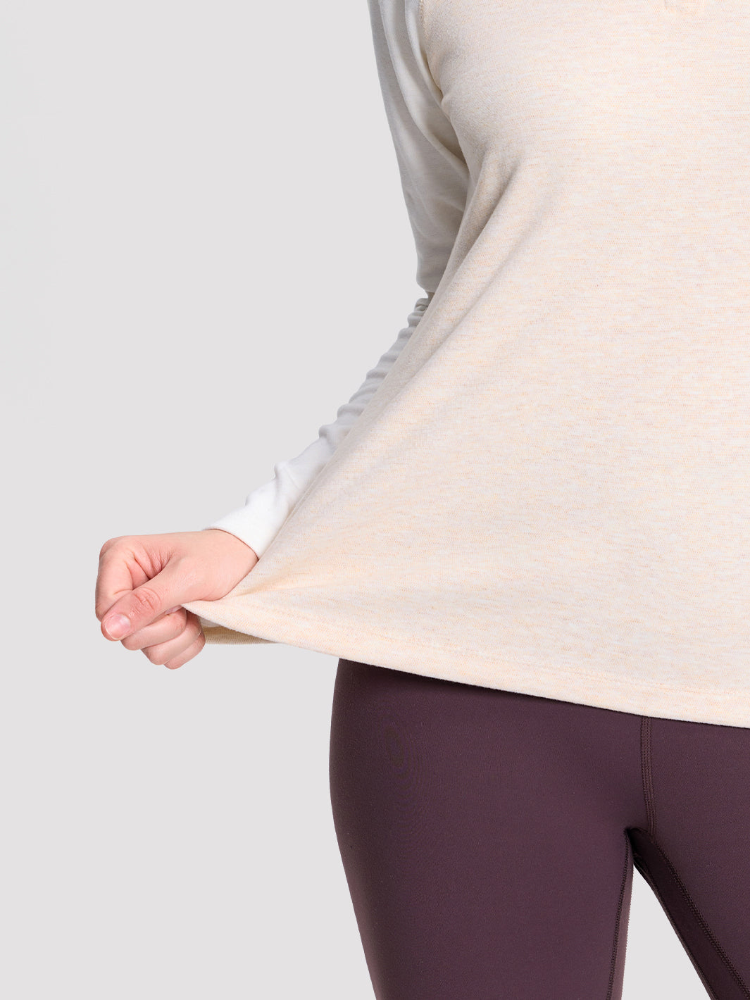 Women's Quarter-Zip Stand-Collar Fleece Top PIONEER CAMP