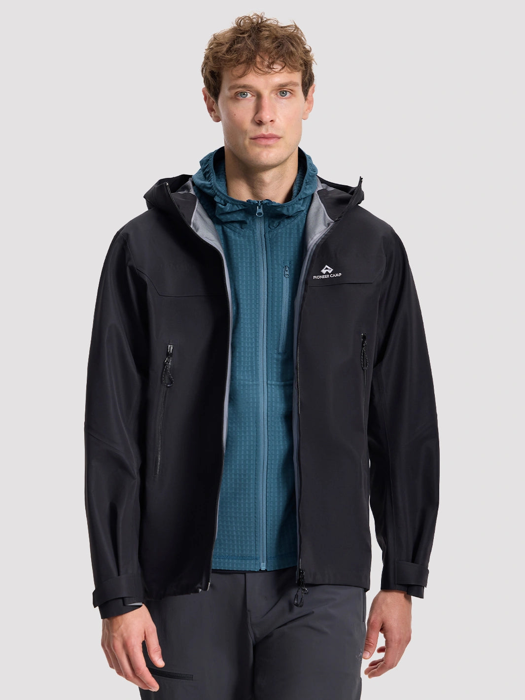 Men's Lightweight Grid Fleece Jacket PIONEER CAMP