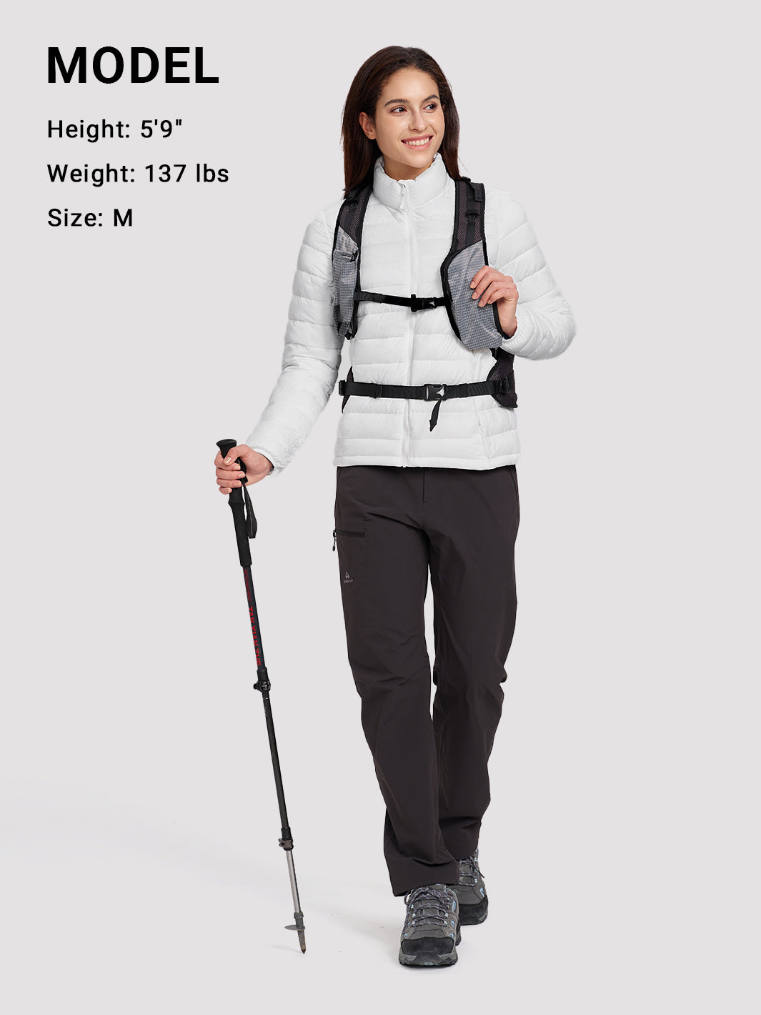 Women's 350g Lightweight Packable Puffer Jacket PIONEER CAMP