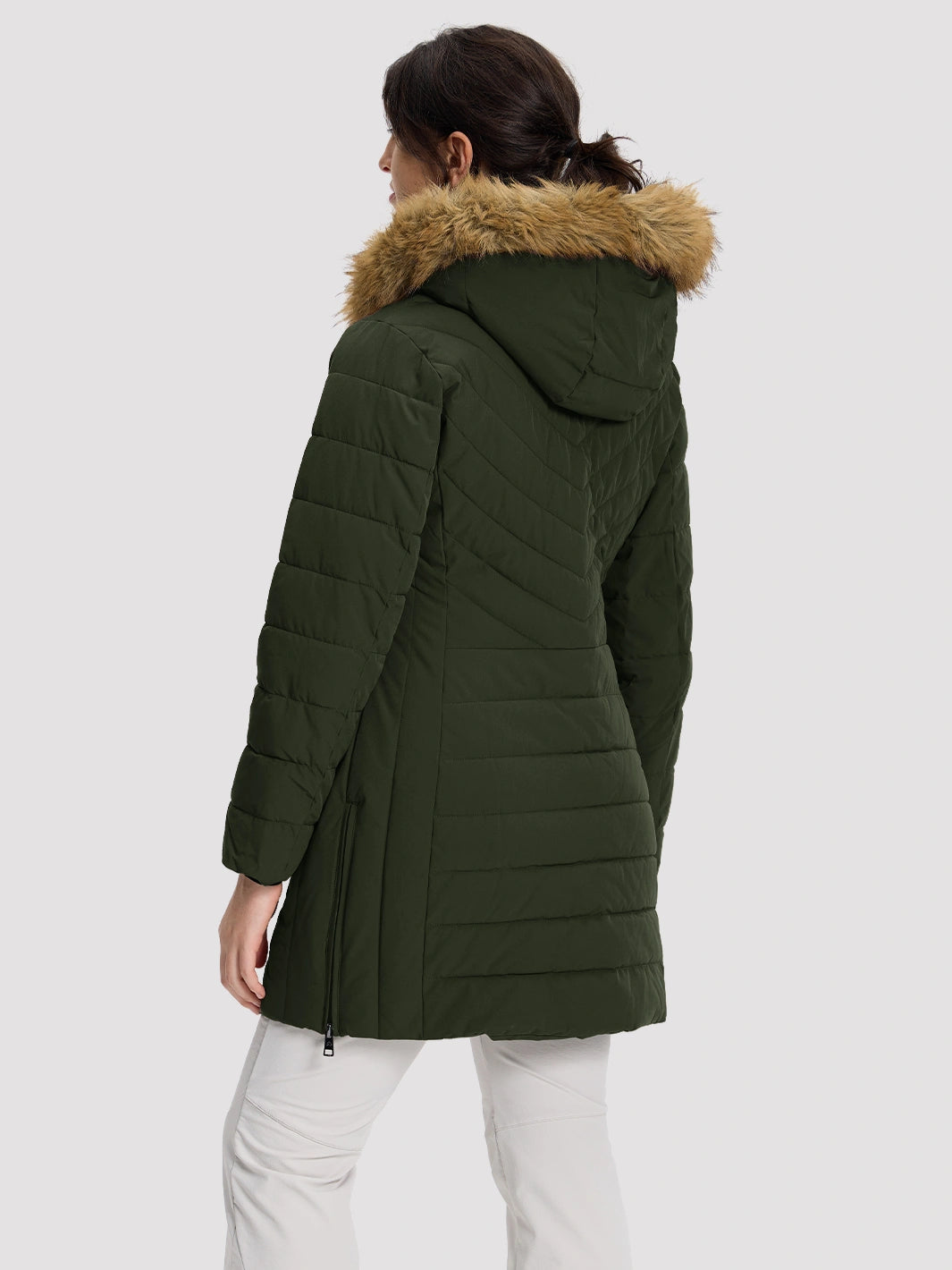 Women's Waterproof Long Puffer Coat PIONEER CAMP