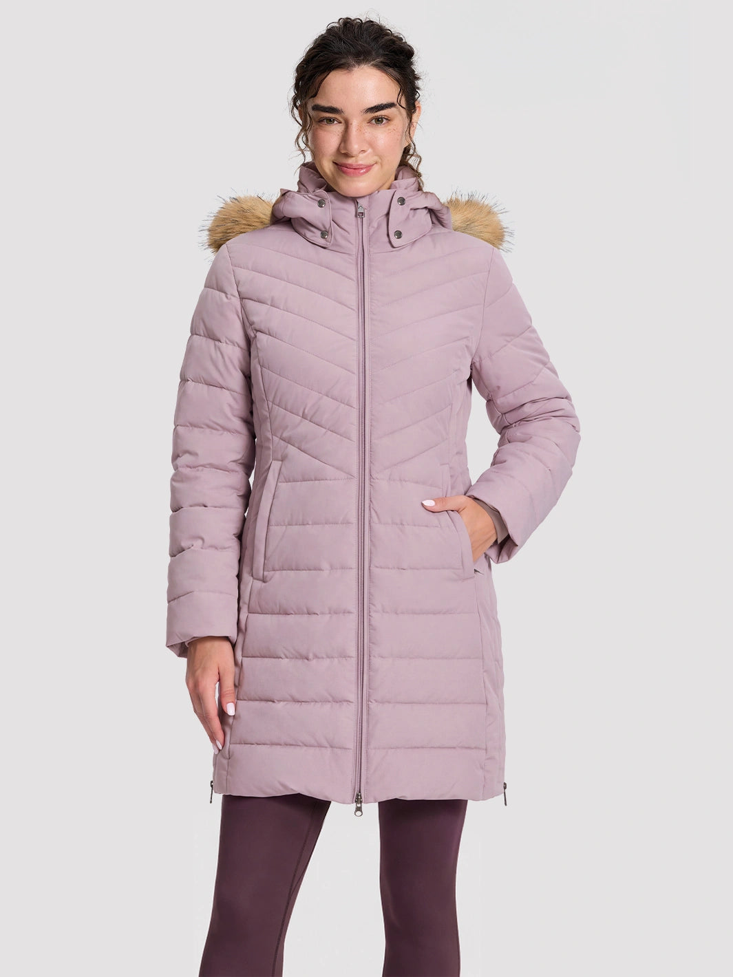 Women's Waterproof Long Puffer Coat PIONEER CAMP