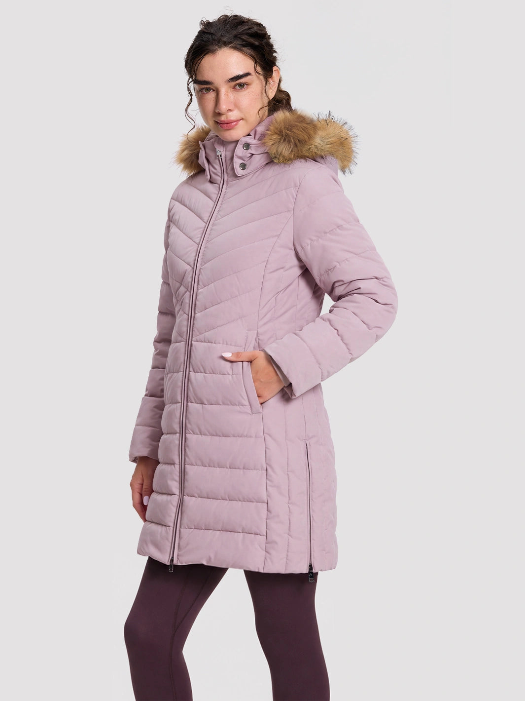 Women's Waterproof Long Puffer Coat PIONEER CAMP