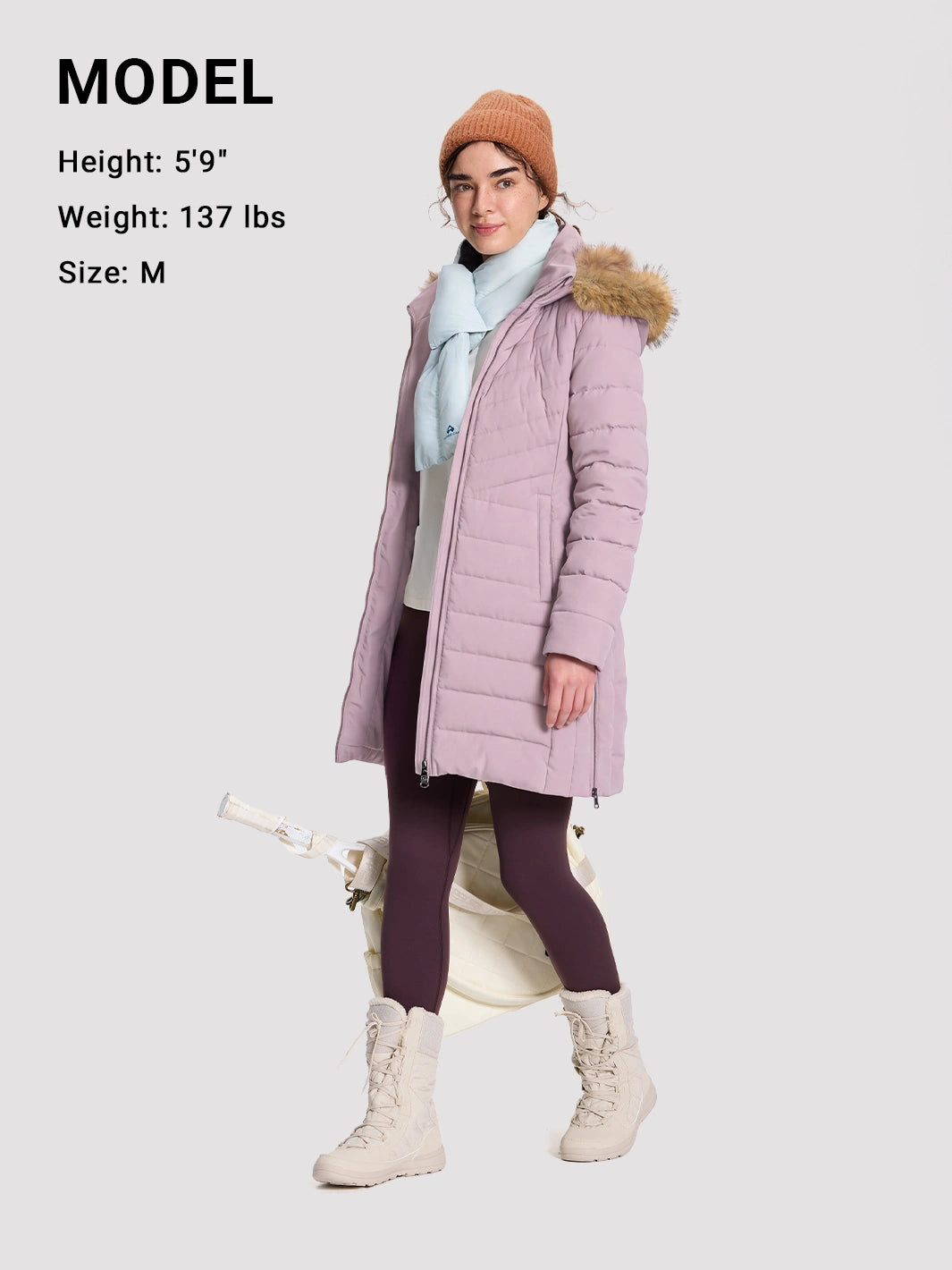 Women's Waterproof Long Puffer Coat PIONEER CAMP
