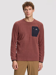 Men's Moisture-Wicking Wave Fleece Crewneck PIONEER CAMP