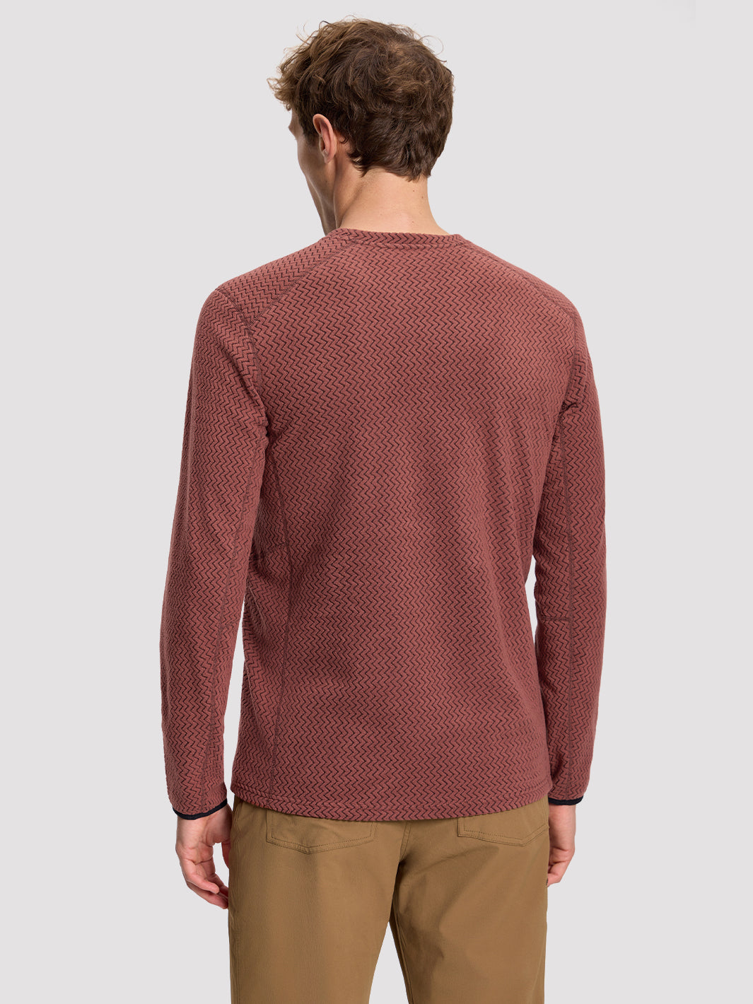 Men's Moisture-Wicking Wave Fleece Crewneck PIONEER CAMP