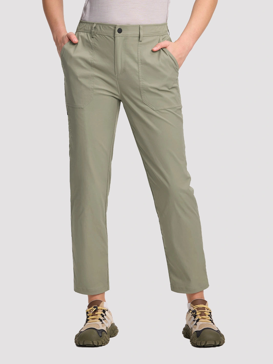 Women's Quick-Dry Water-Repellent Hiking Pants PIONEER CAMP