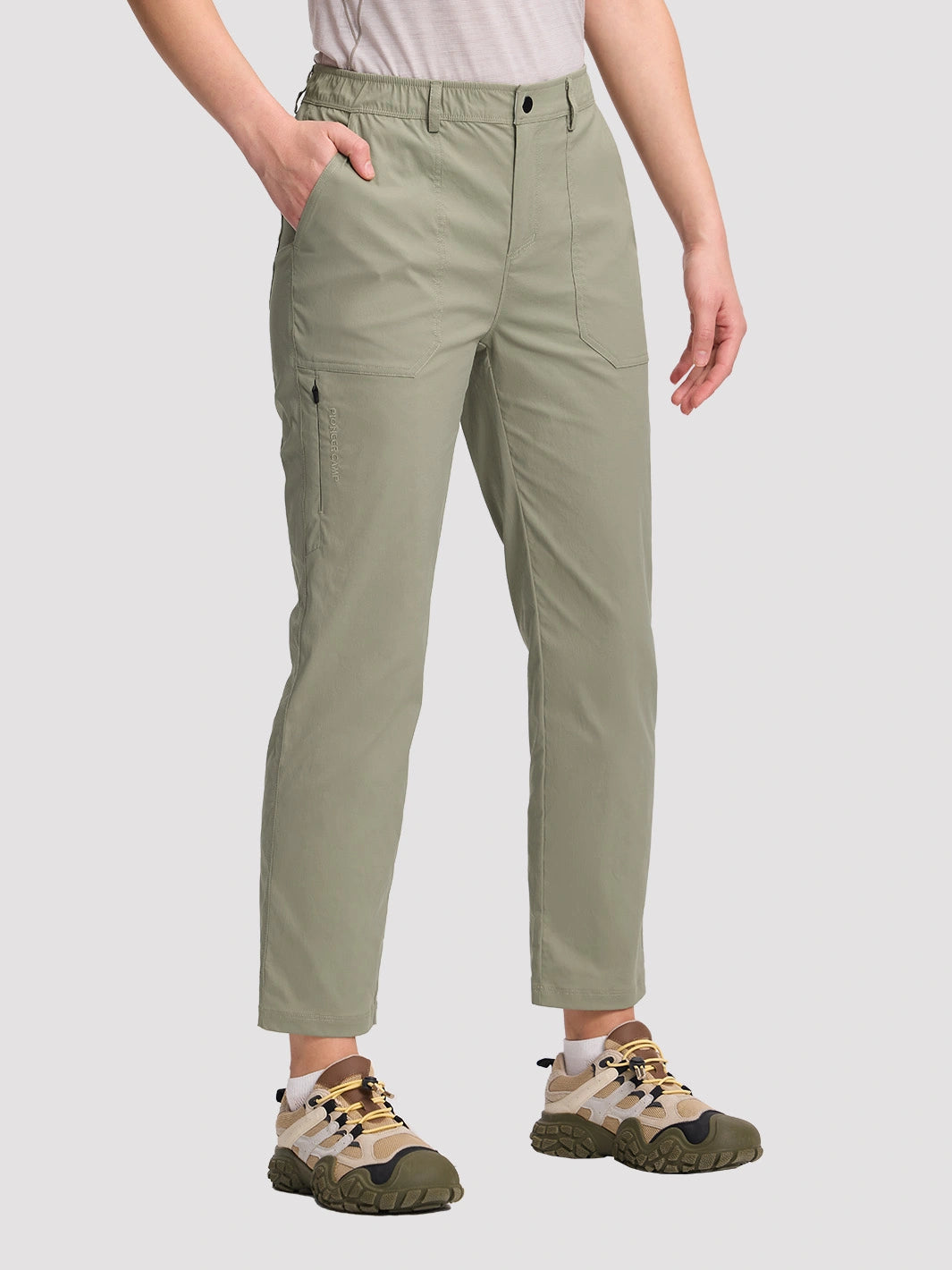 Women's Quick-Dry Water-Repellent Hiking Pants PIONEER CAMP