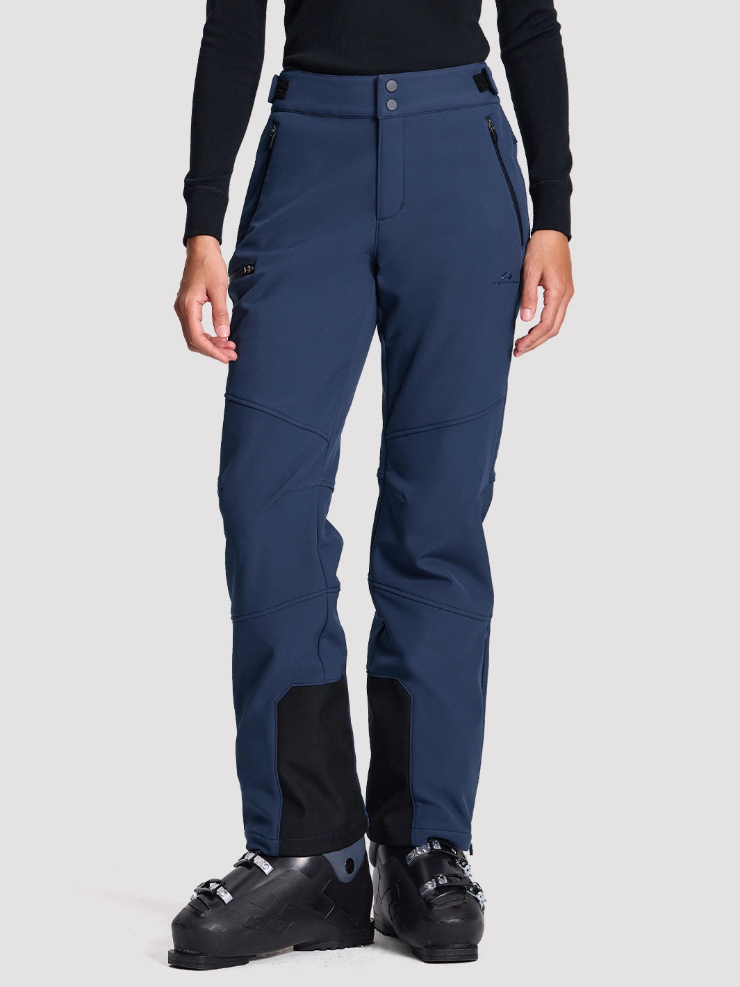 Women's 3-Layer Water-Repellent Softshell Ski Pants PIONEER CAMP