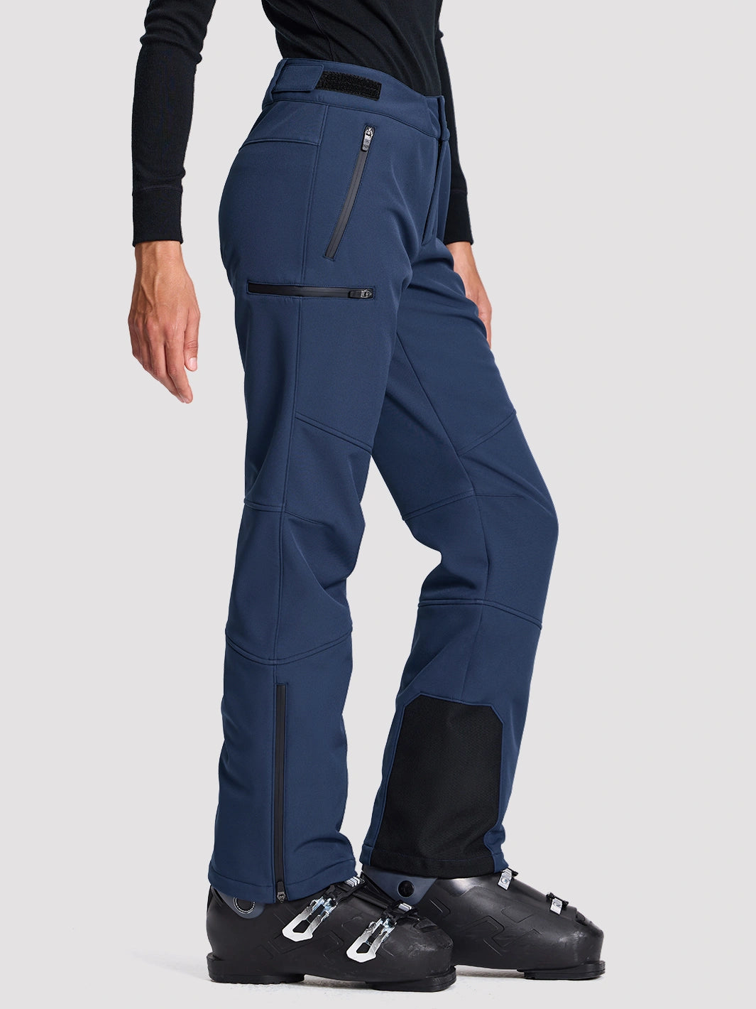 Women's 3-Layer Water-Repellent Softshell Ski Pants PIONEER CAMP