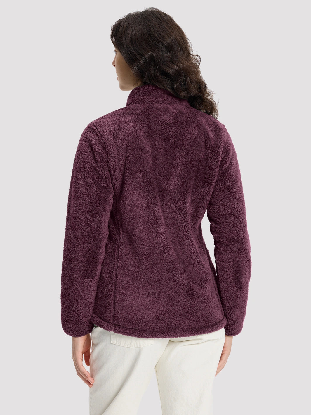 Women's Stand-Collar Coral Fleece Jacket PIONEER CAMP