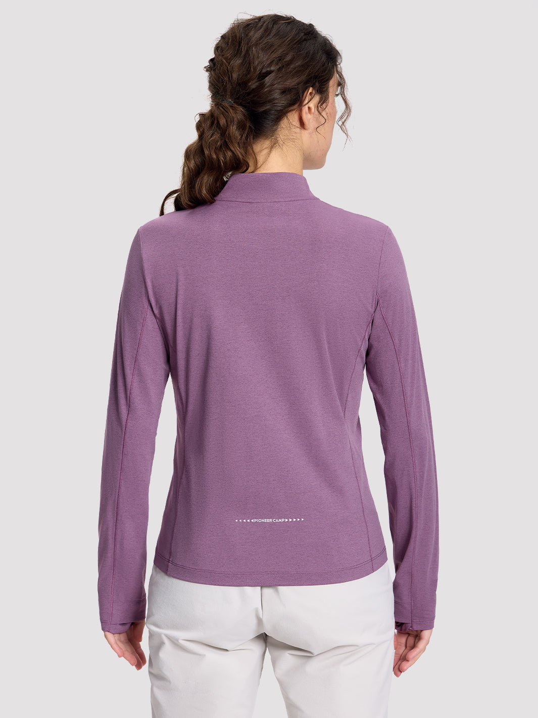 Women's Quick-Dry Colorblock Half-Zip Top PIONEER CAMP