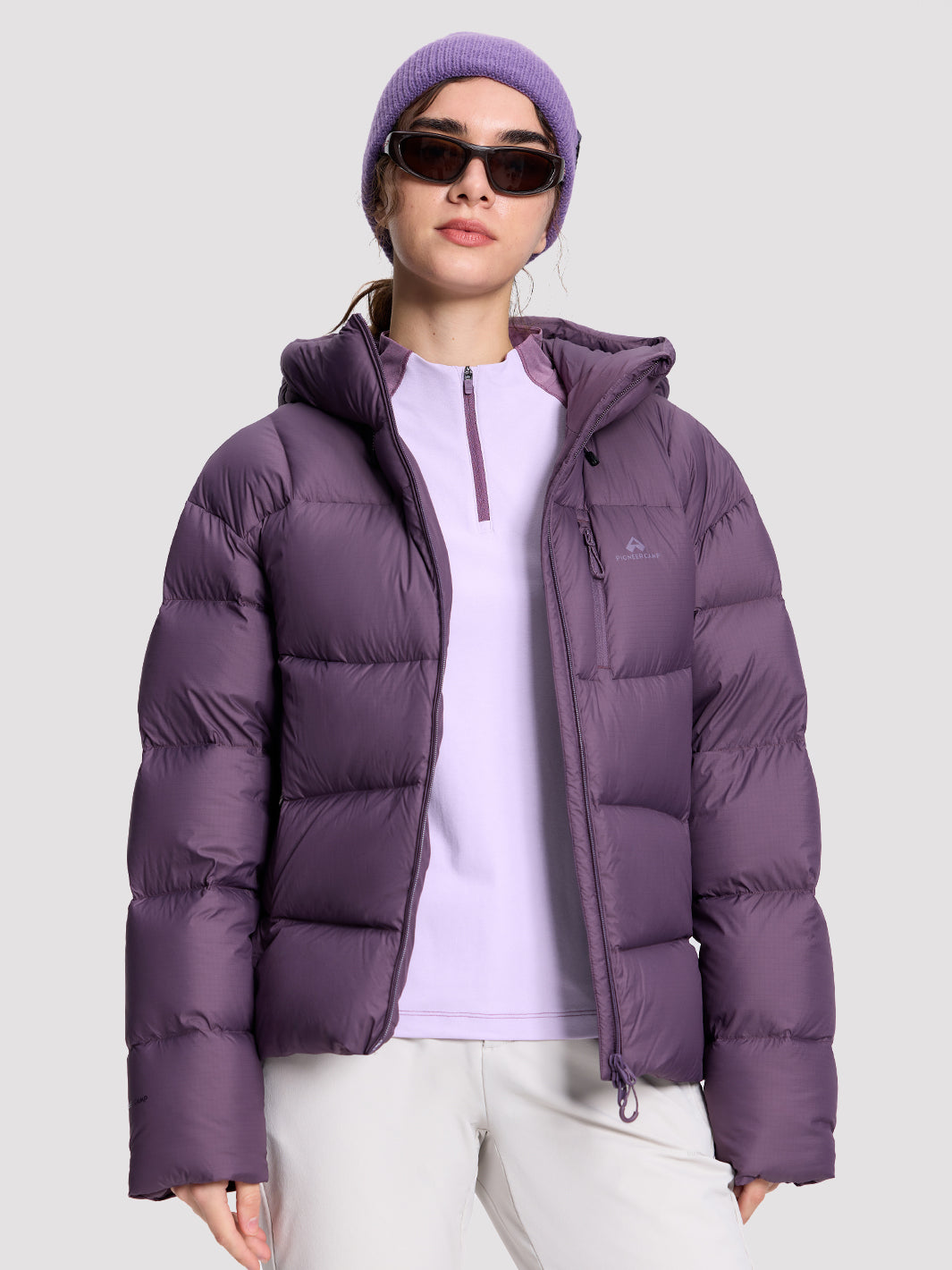 Women's Quick-Dry Colorblock Half-Zip Top PIONEER CAMP