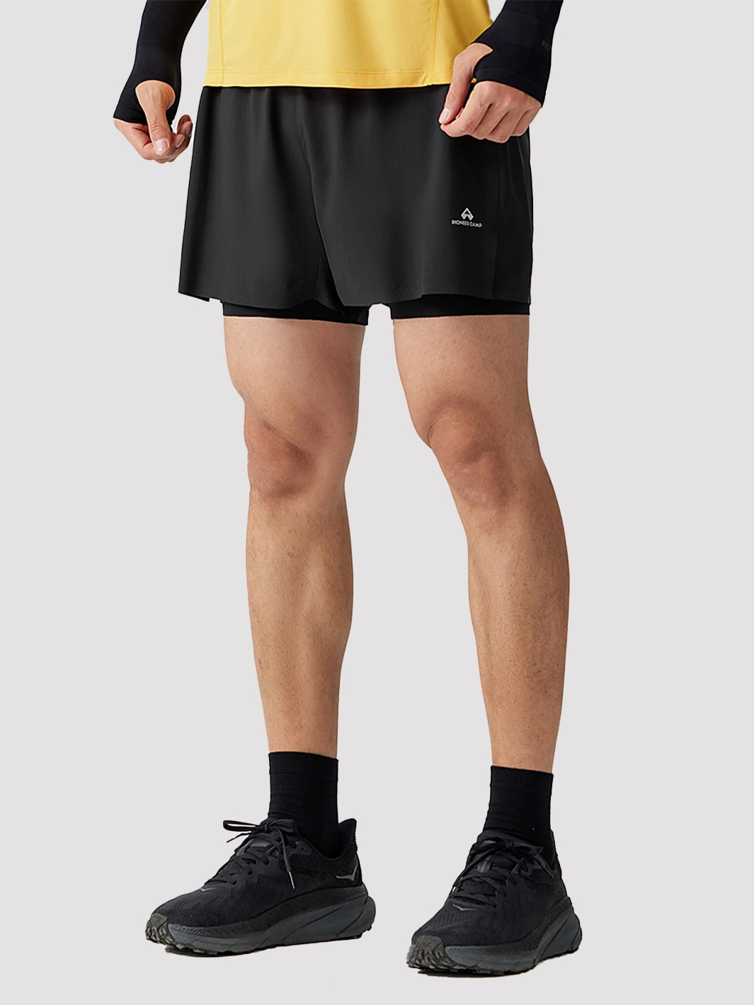 Men's Quick-Dry Compression Running Shorts PIONEER CAMP