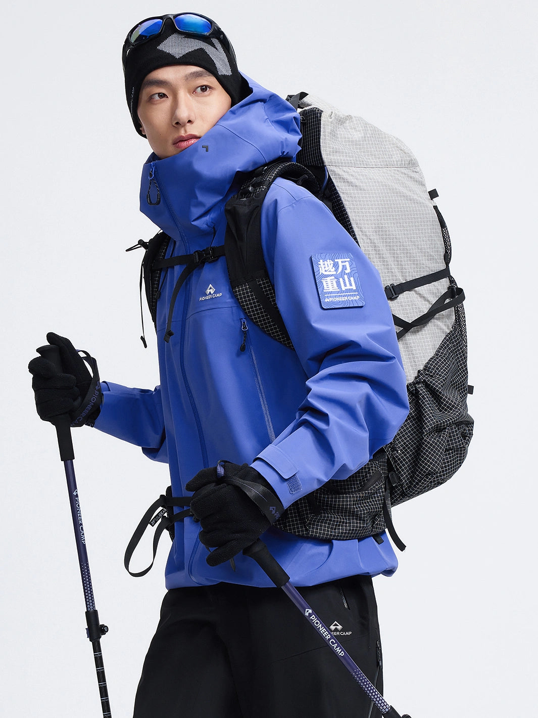 Lu Han's Pick - Unisex Toray 3L Waterproof Hardshell Jacket PIONEER CAMP