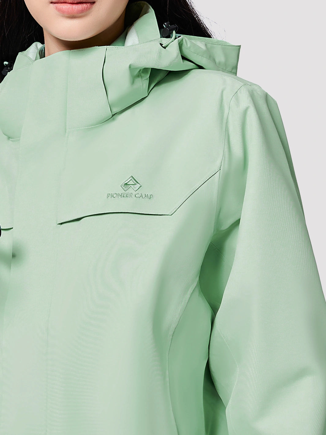 Women's 15000mm Waterproof Hardshell Jacket PIONEER CAMP