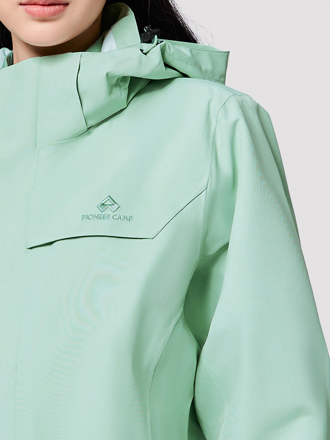 Women's 15000mm Waterproof Hardshell Jacket PIONEER CAMP