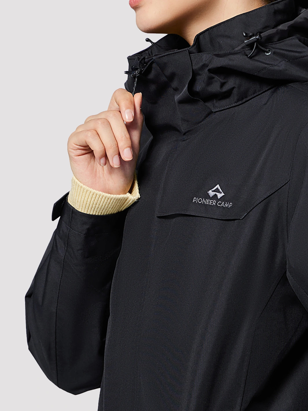 Women's 15000mm Waterproof Hardshell Jacket PIONEER CAMP