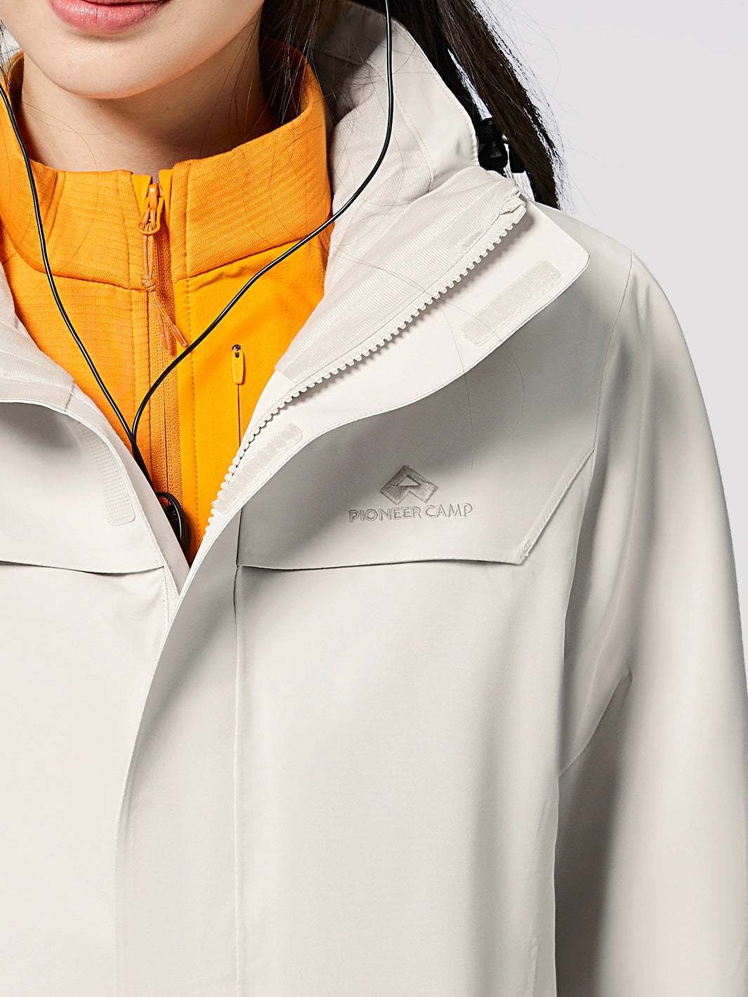 Women's 15000mm Waterproof Hardshell Jacket PIONEER CAMP