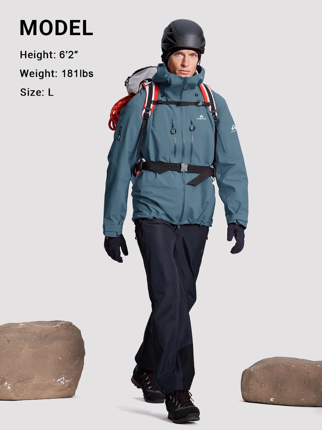 Storm Ego Climbing eVent® 3L Hardshell Jacket with RECCO® Unisex PIONEER CAMP