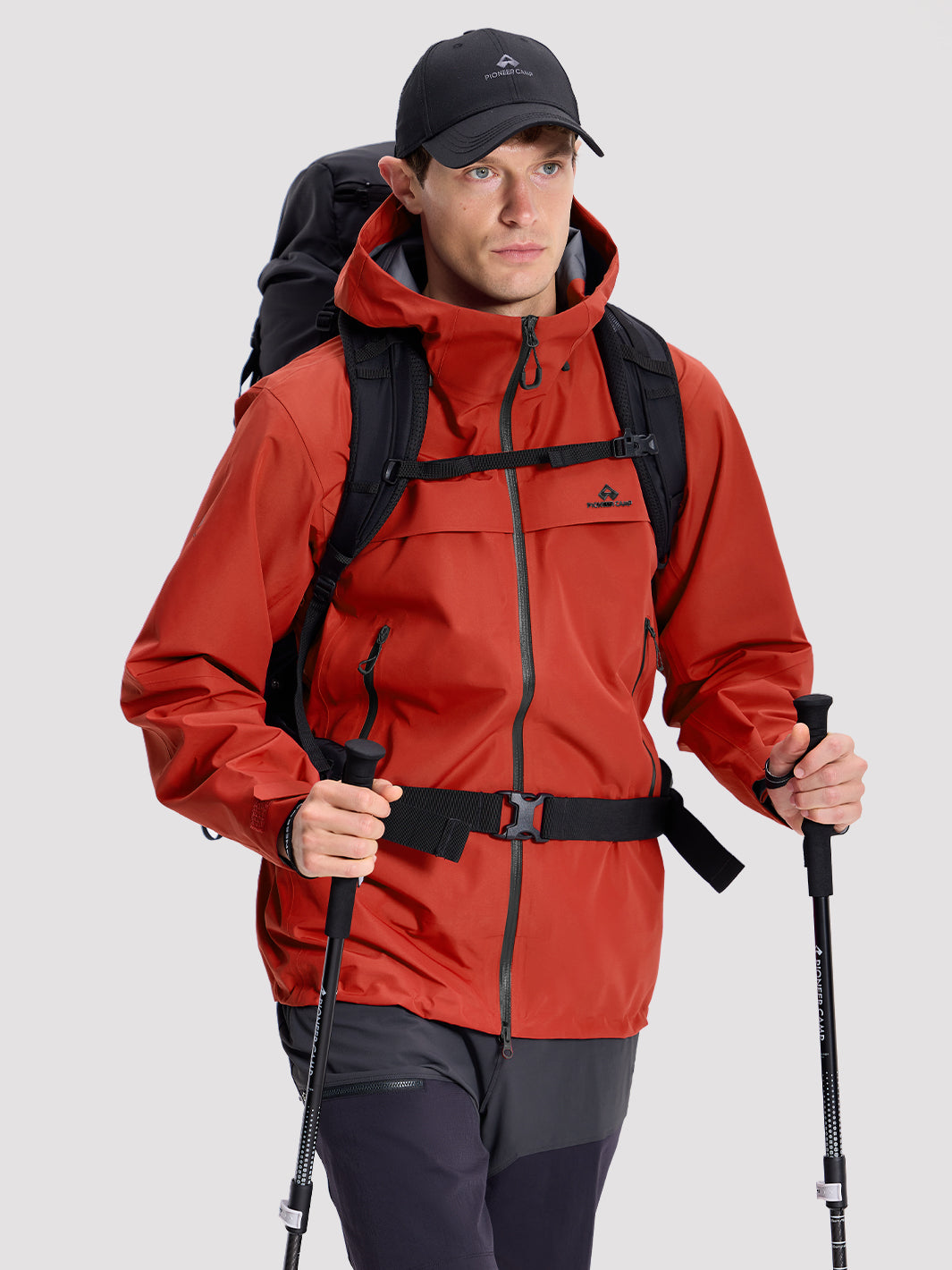 Red Ego Men's 3L Stormproof Hardshell Jacket PIONEER CAMP