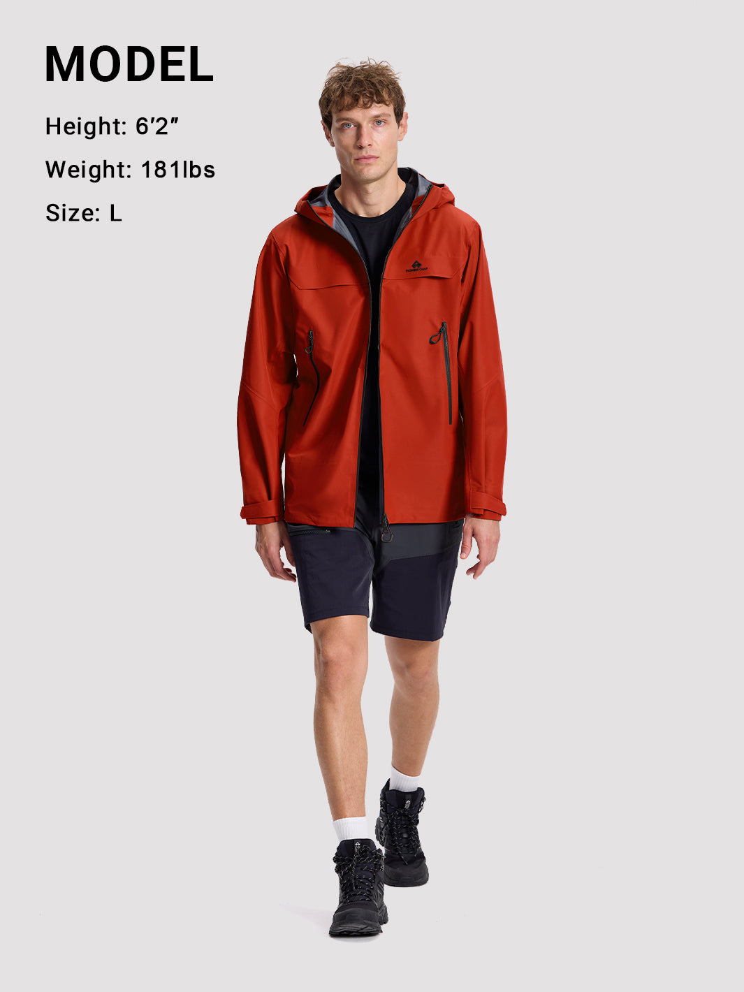 Red Ego Men's 3L Stormproof Hardshell Jacket PIONEER CAMP