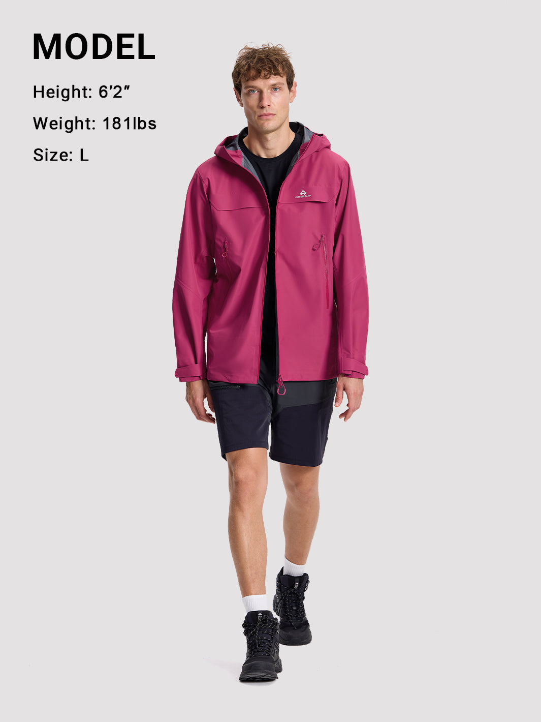 Red Ego Men's 3L Stormproof Hardshell Jacket PIONEER CAMP