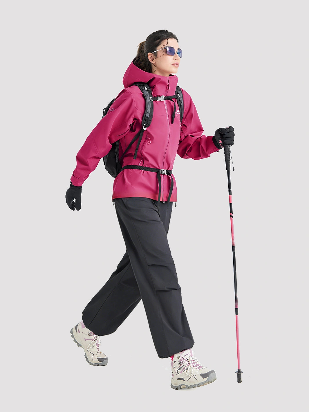 Veste hardshell imperméable 3 couches Red Ego pour femmes