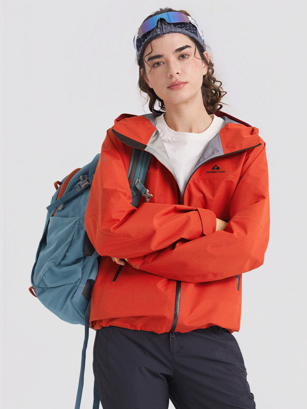 Veste hardshell imperméable 3 couches Red Ego pour femmes