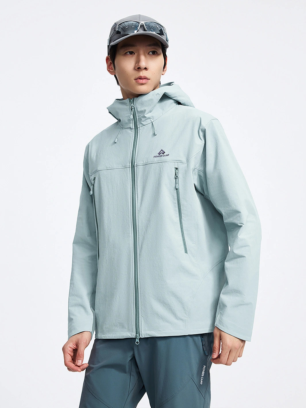 Lu Han's Pick - Men's Durable Hiking Softshell Jacket PIONEER CAMP