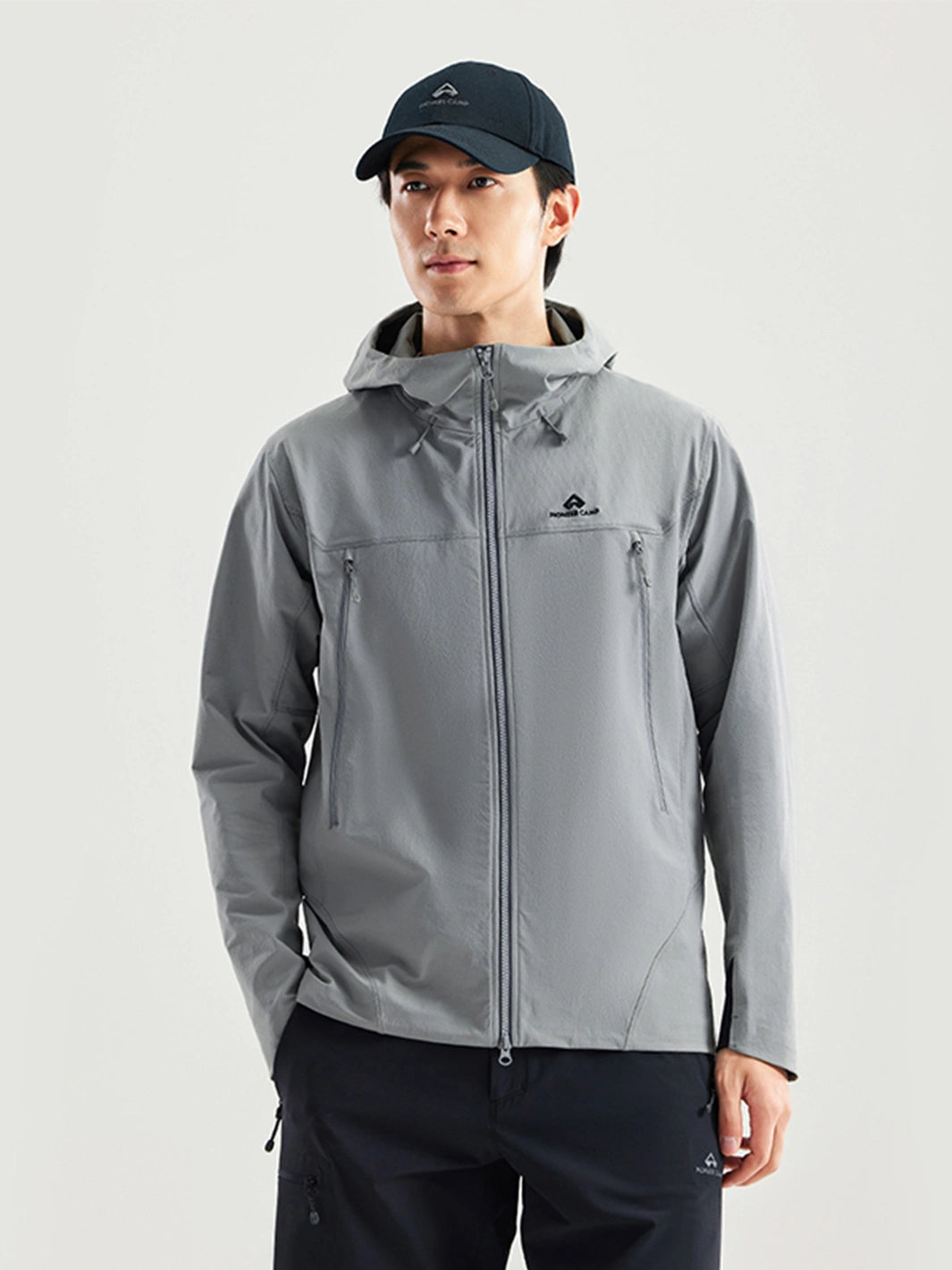 Lu Han's Pick - Men's Durable Hiking Softshell Jacket PIONEER CAMP