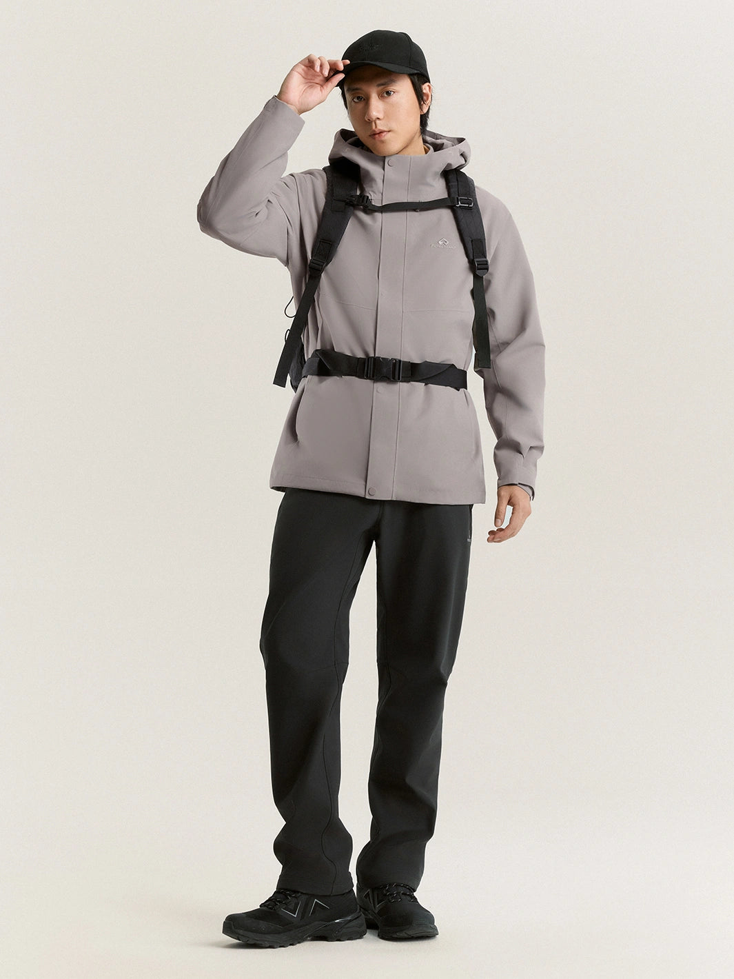 Lu Han's Pick - Men's 2L Waterproof Commuter Hardshell Jacket PIONEER CAMP