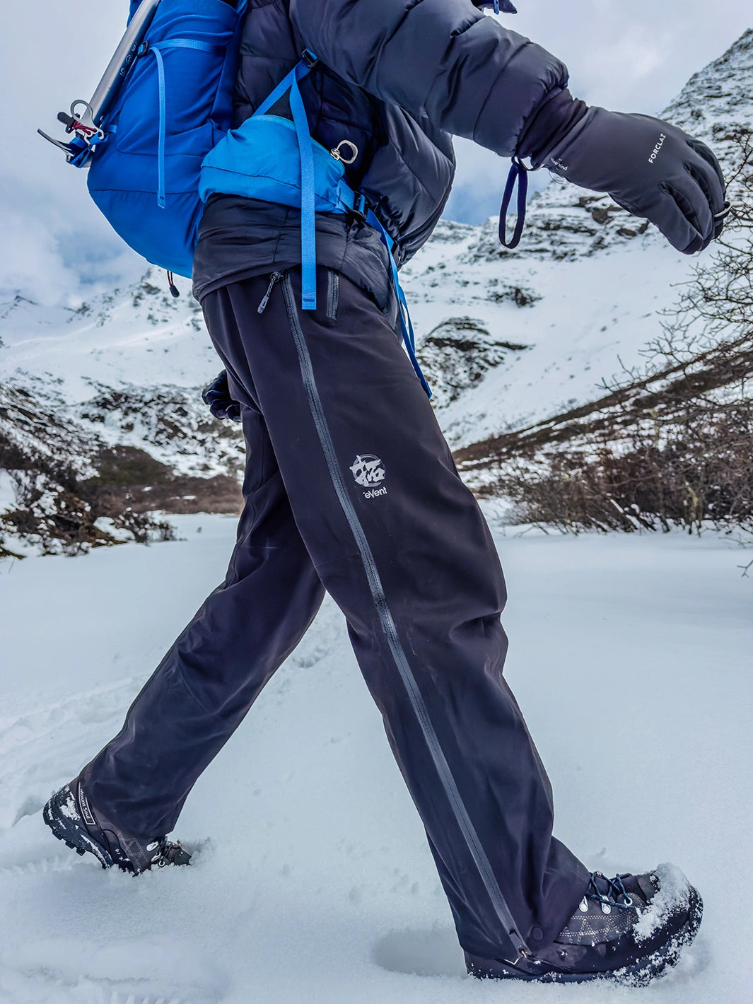 EVEREST Men's 3L Waterproof Seam-Taped Hardshell Pants PIONEER CAMP