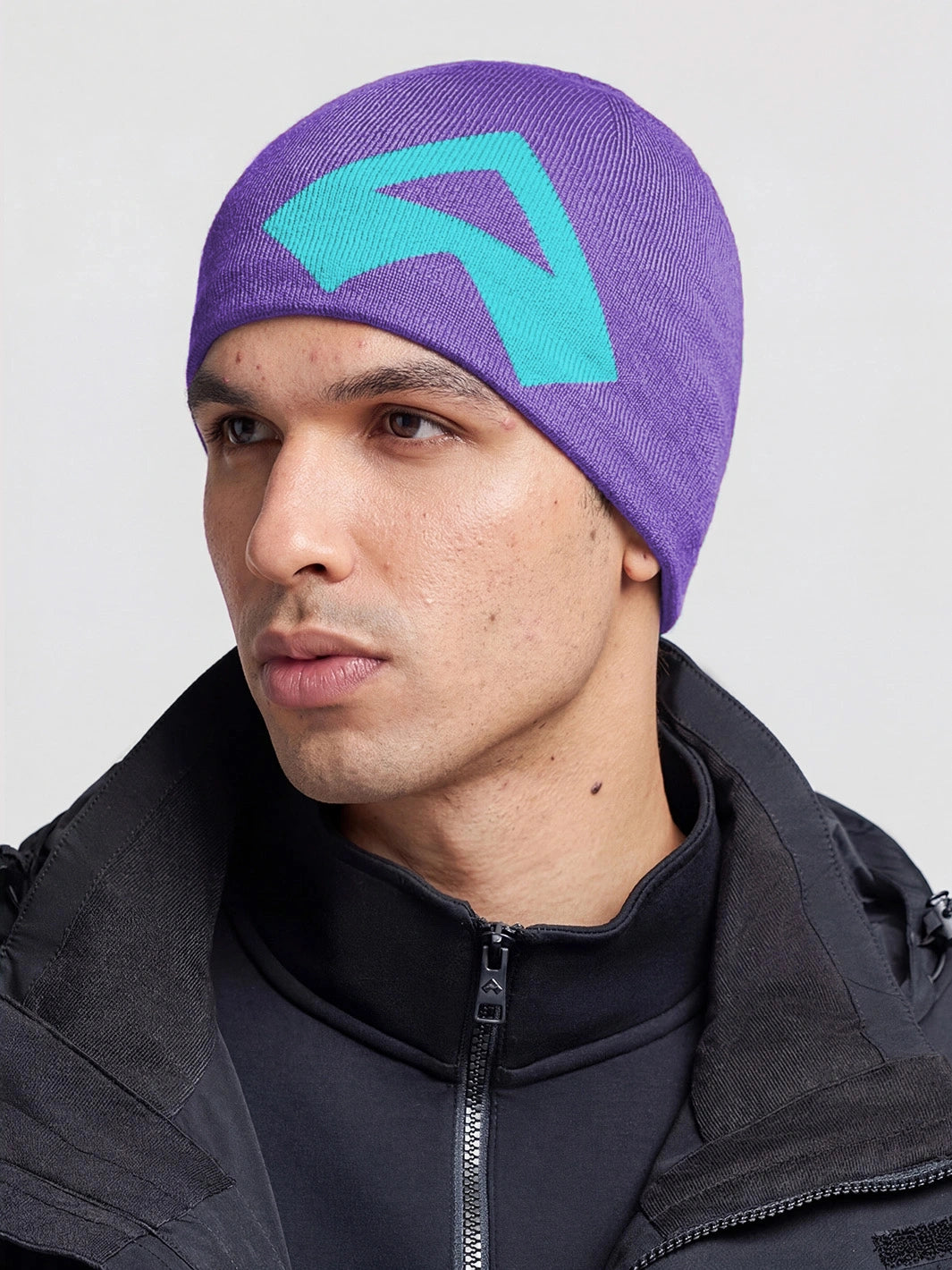 Merino Wool-Blend Thermal Beanie