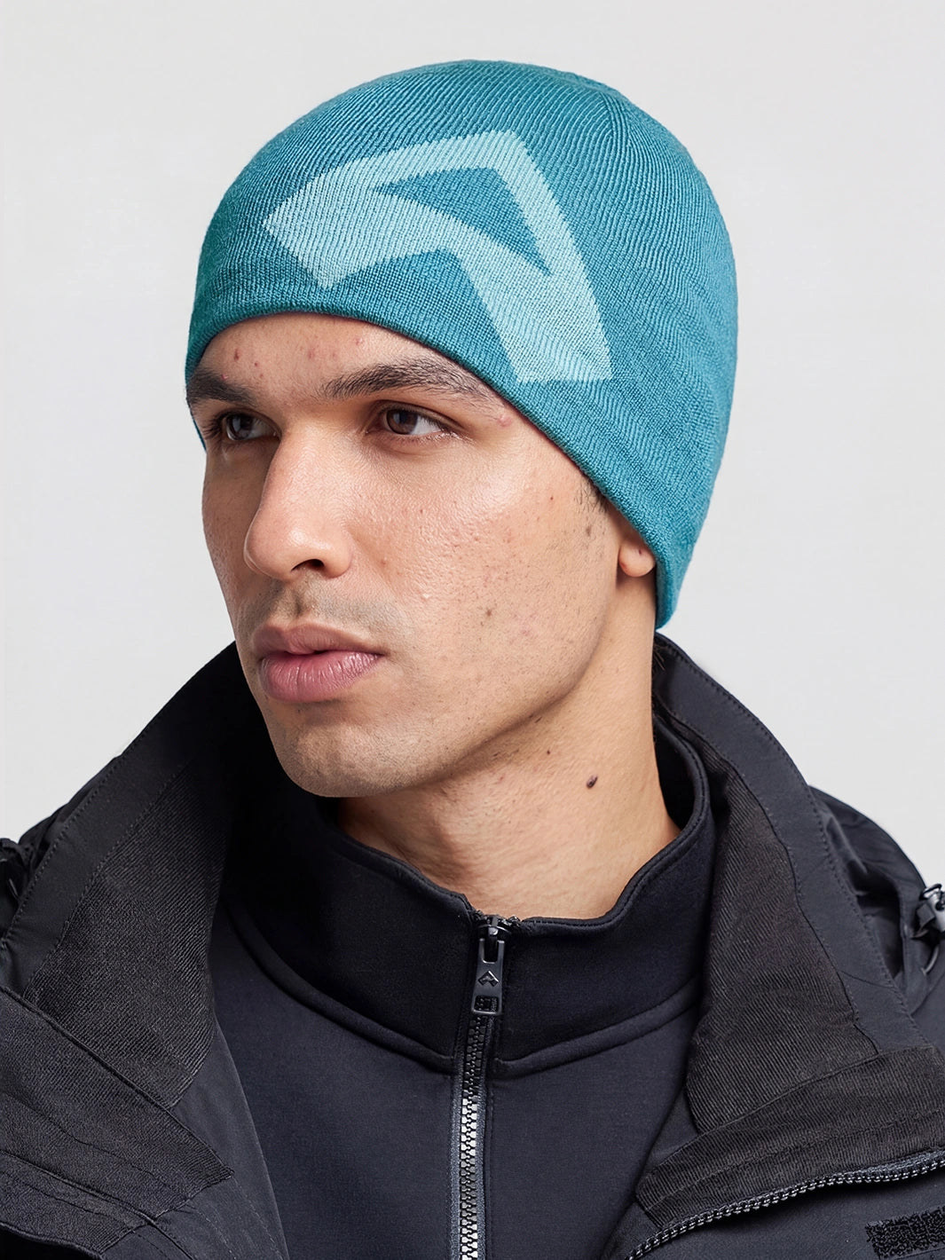 Merino Wool-Blend Thermal Beanie