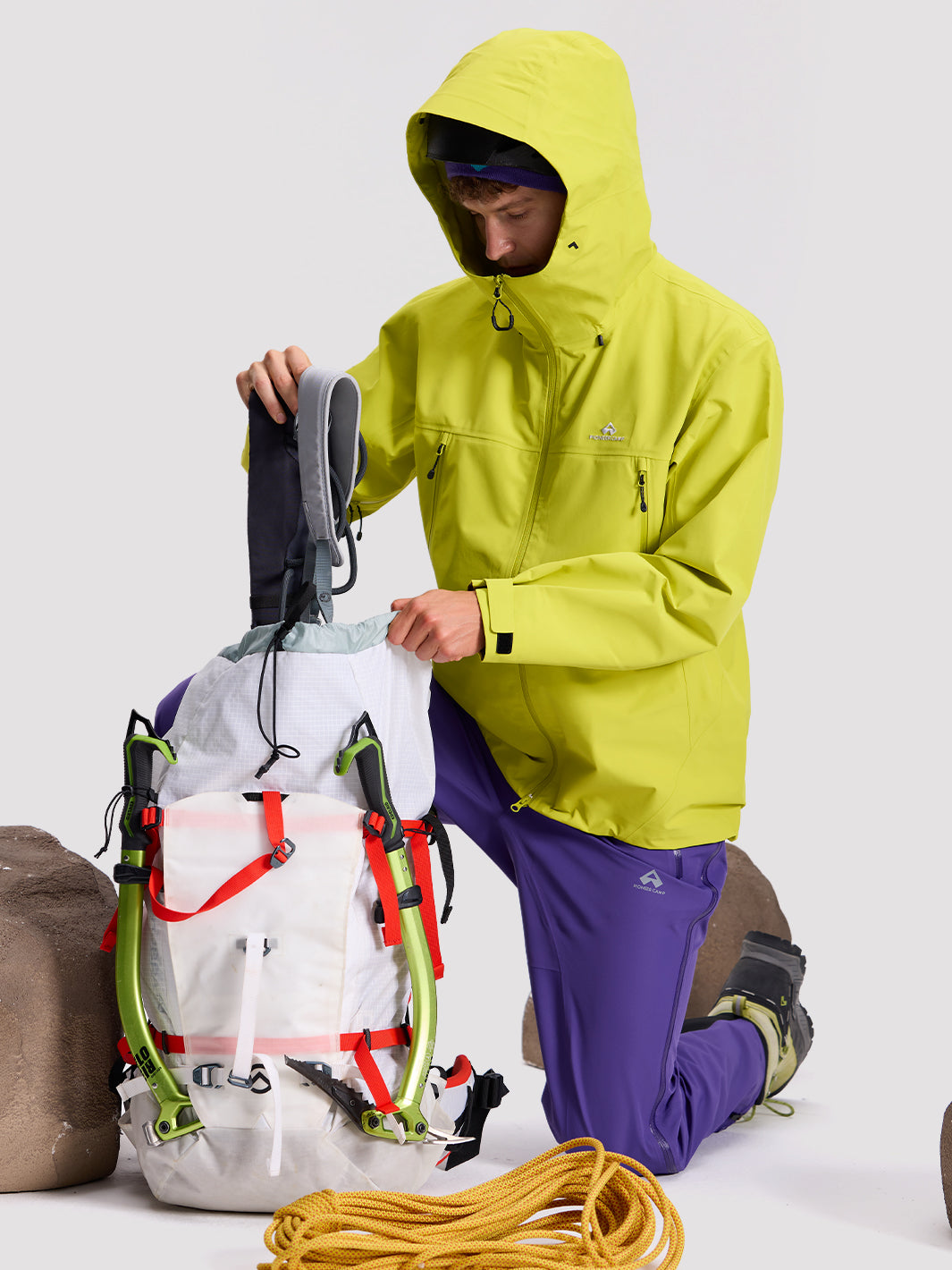 Ego Men's Toray 3L All-Weather Hardshell Jacket PIONEER CAMP
