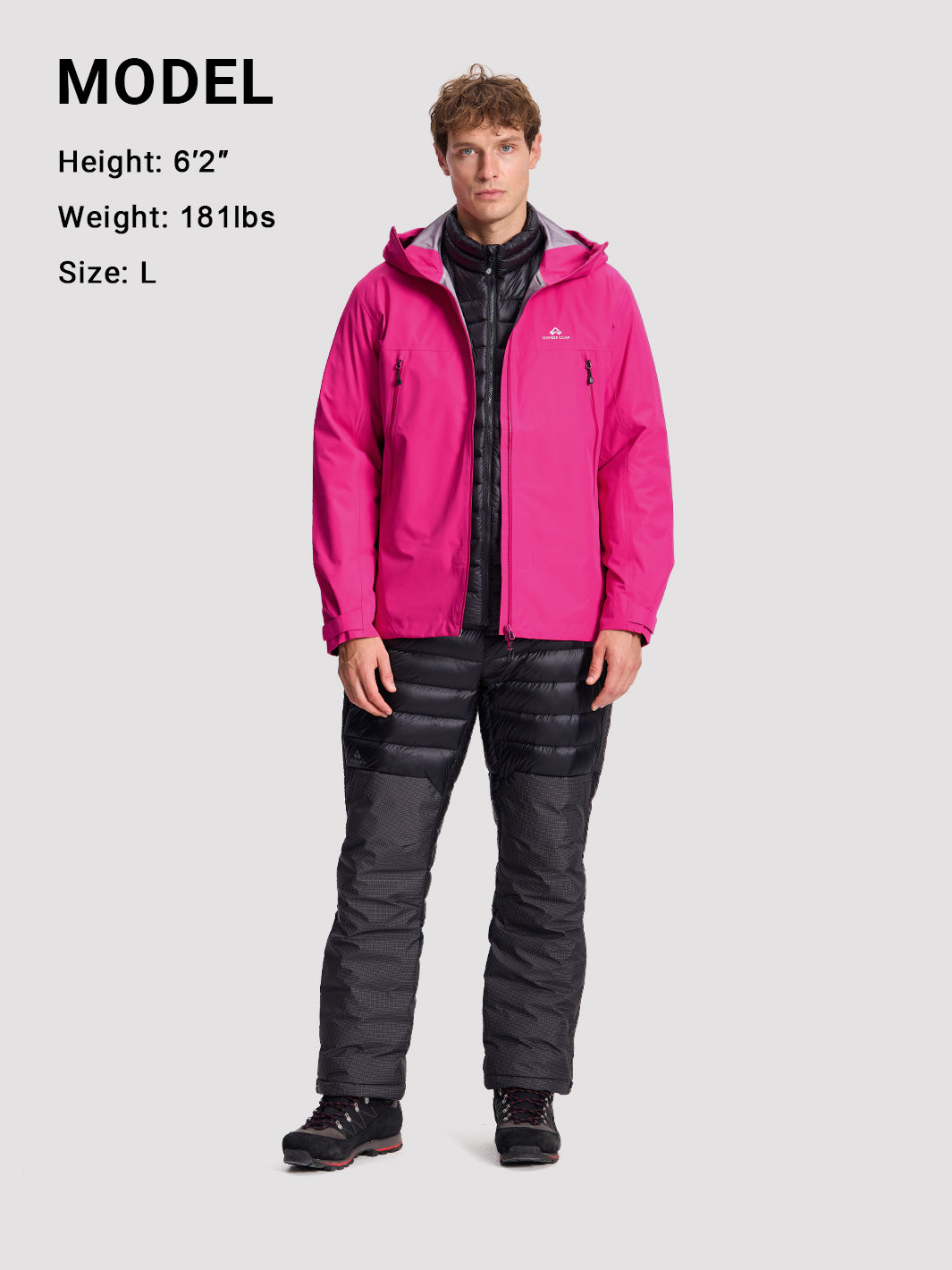 Ego Men's Toray 3L All-Weather Hardshell Jacket PIONEER CAMP