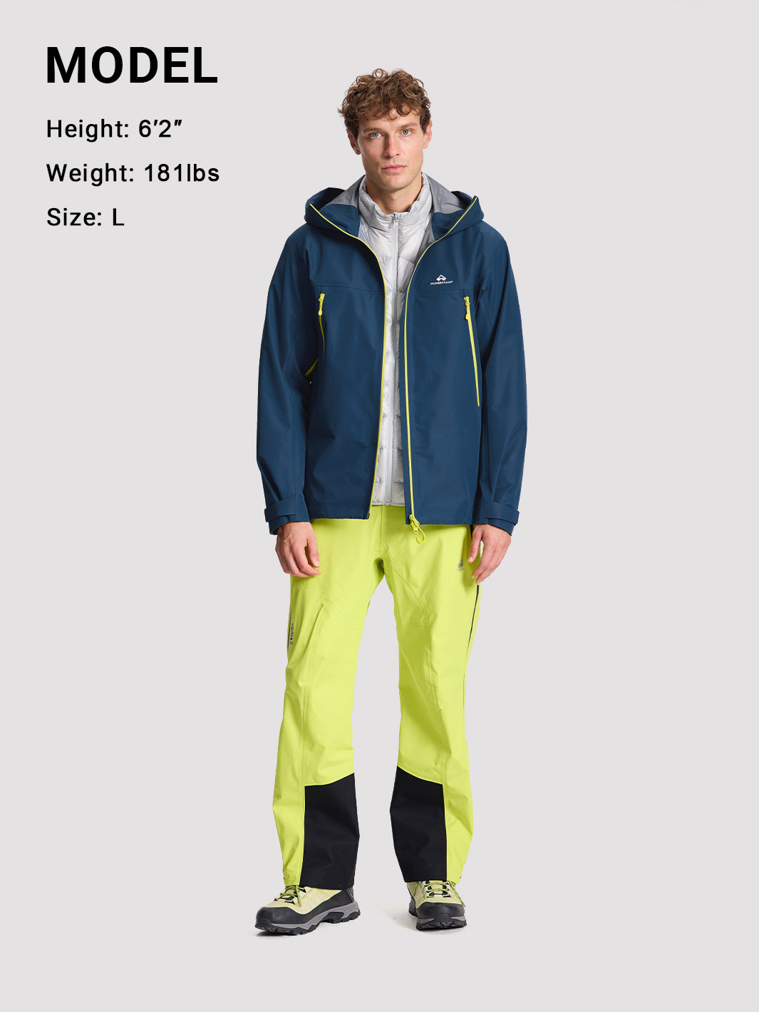 Ego Men's Toray 3L All-Weather Hardshell Jacket PIONEER CAMP