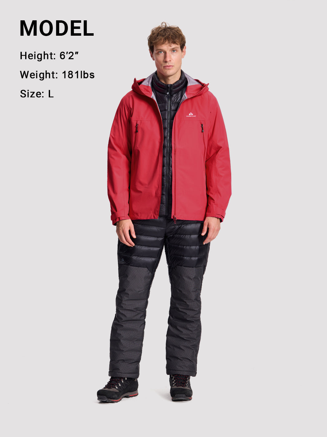 Ego Men's Toray 3L All-Weather Hardshell Jacket PIONEER CAMP