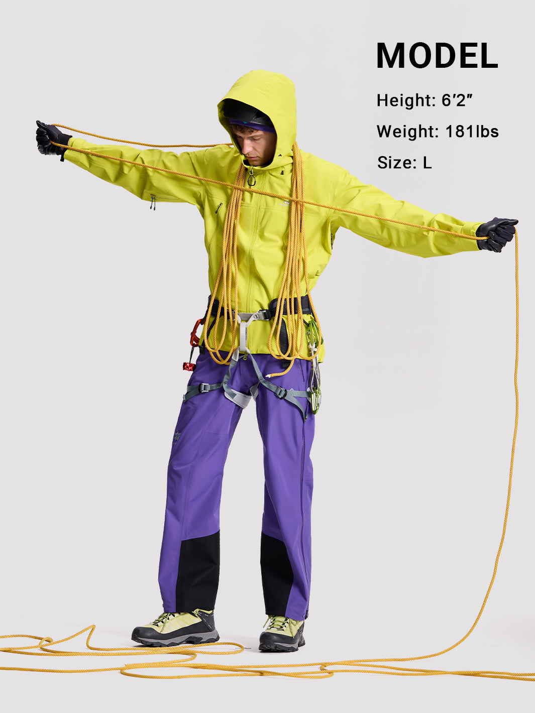 Ego Men's Toray 3L All-Weather Hardshell Jacket PIONEER CAMP