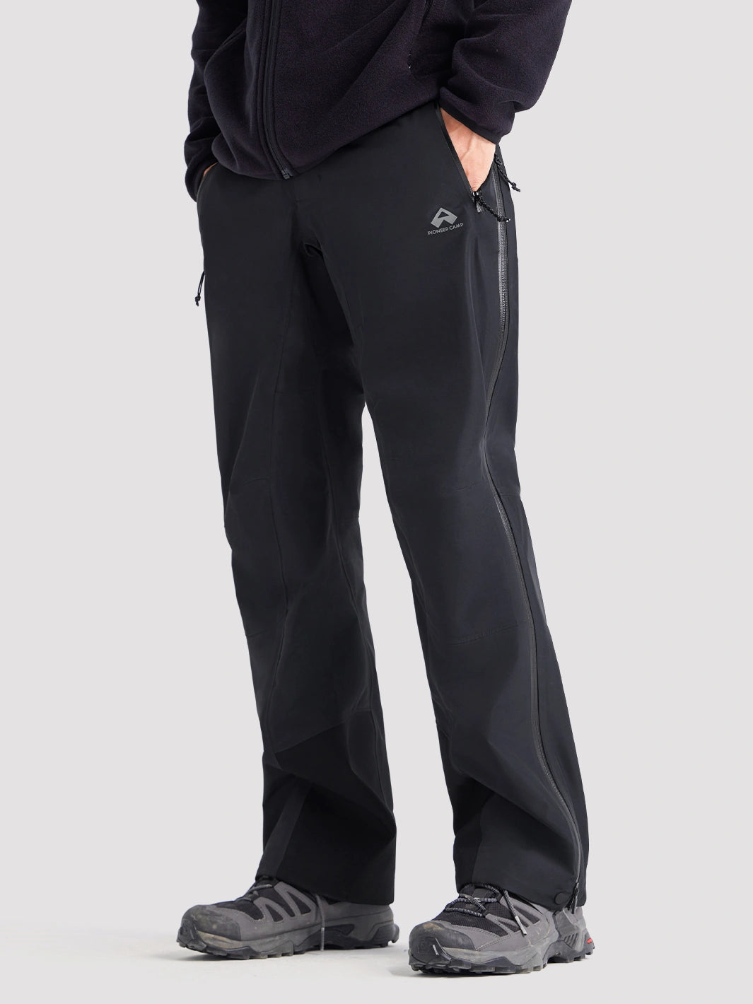 Ego Men's TORAY 3L Waterproof Hardshell Pants with 92cm Side Zippers
