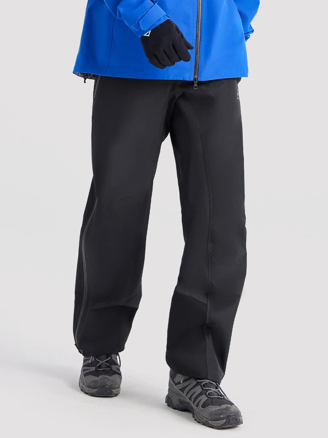 Ego Men's TORAY 3L Waterproof Hardshell Pants with 92cm Side Zippers