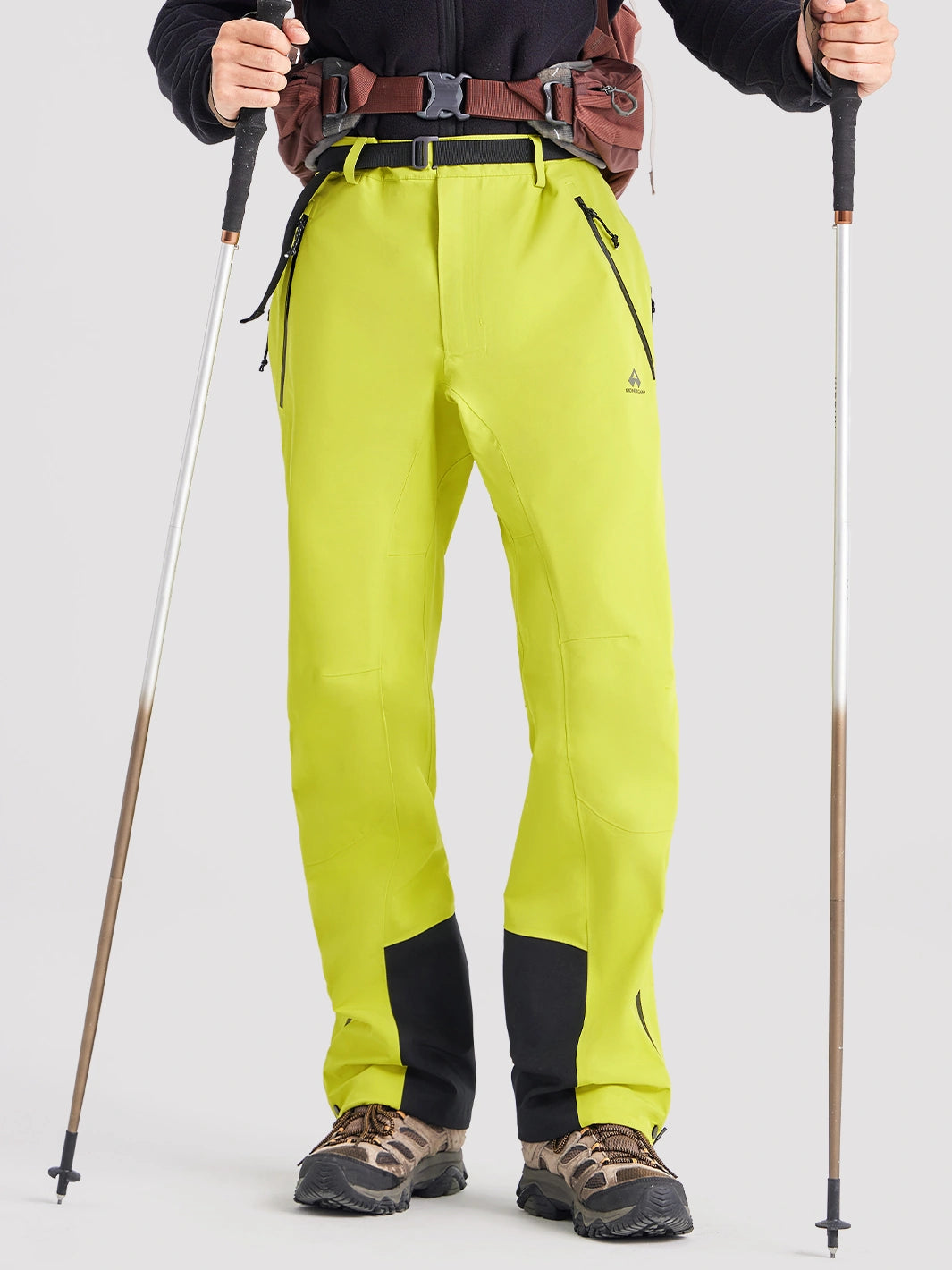 Ego Men's TORAY 3L Waterproof Hardshell Pants with 92cm Side Zippers