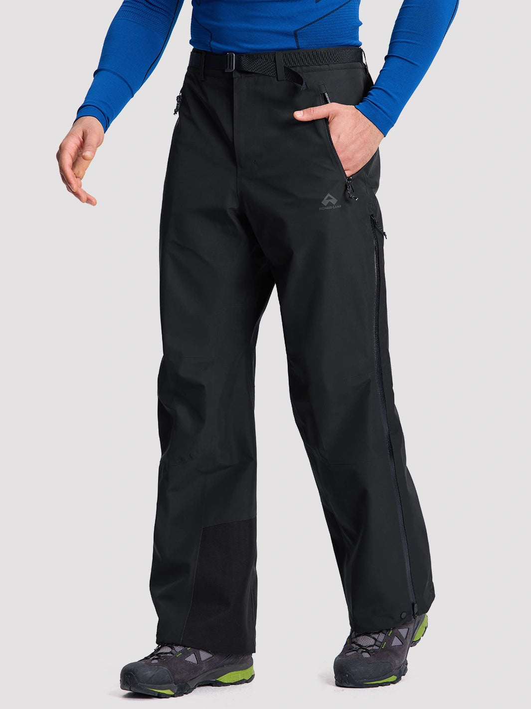 Ego TORAY 3L Waterproof Hardshell Pants with 92cm Side Zippers Unisex PIONEER CAMP