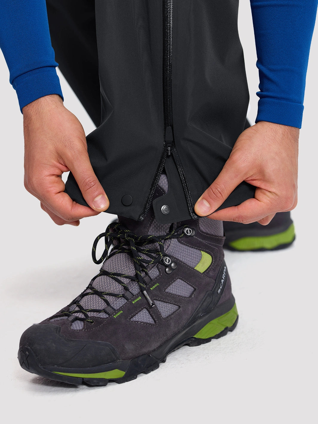 Ego TORAY 3L Waterproof Hardshell Pants with 92cm Side Zippers Unisex PIONEER CAMP