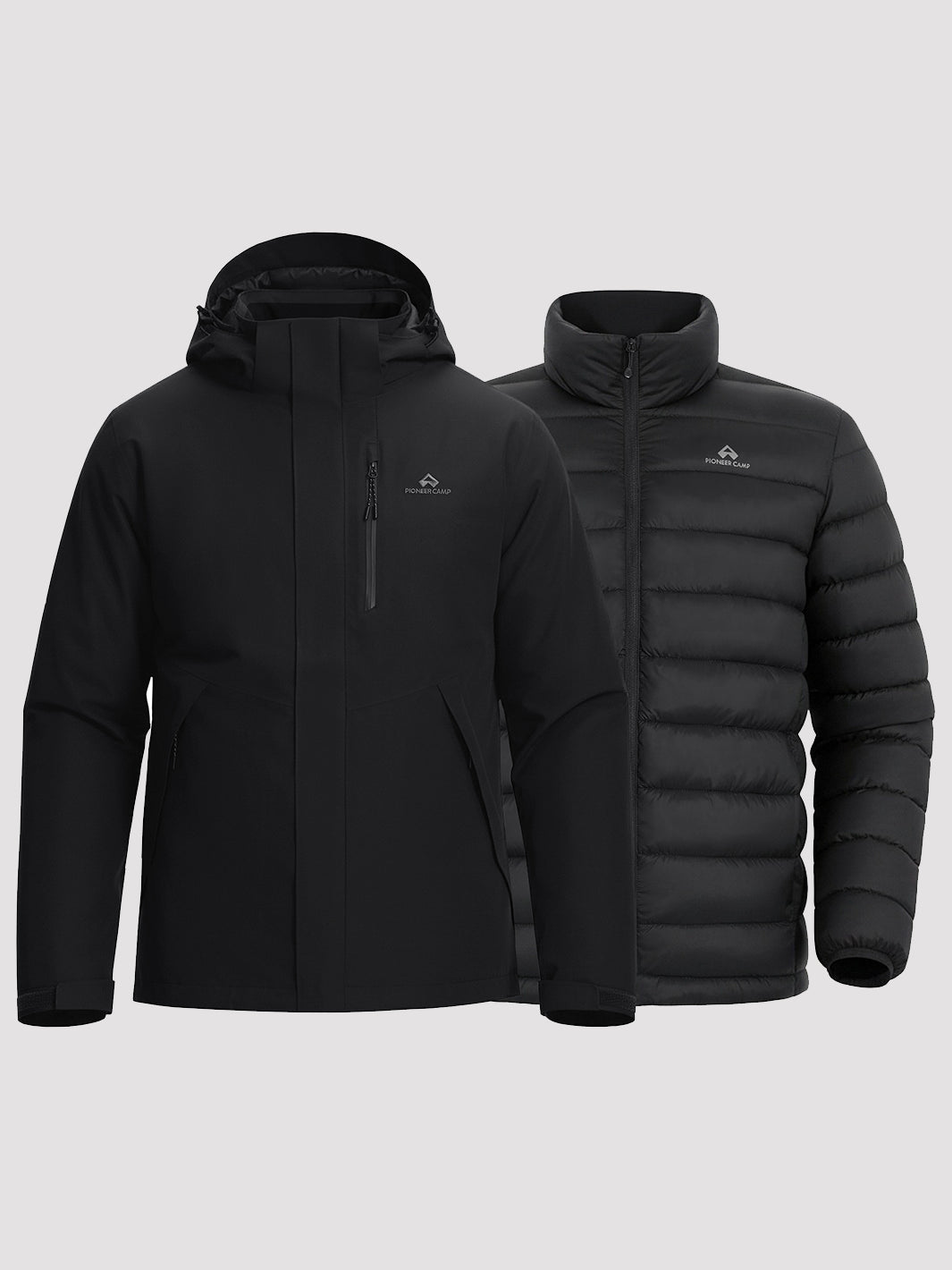 Men's 3-in-1 Waterproof Ski & Hiking Jacket System