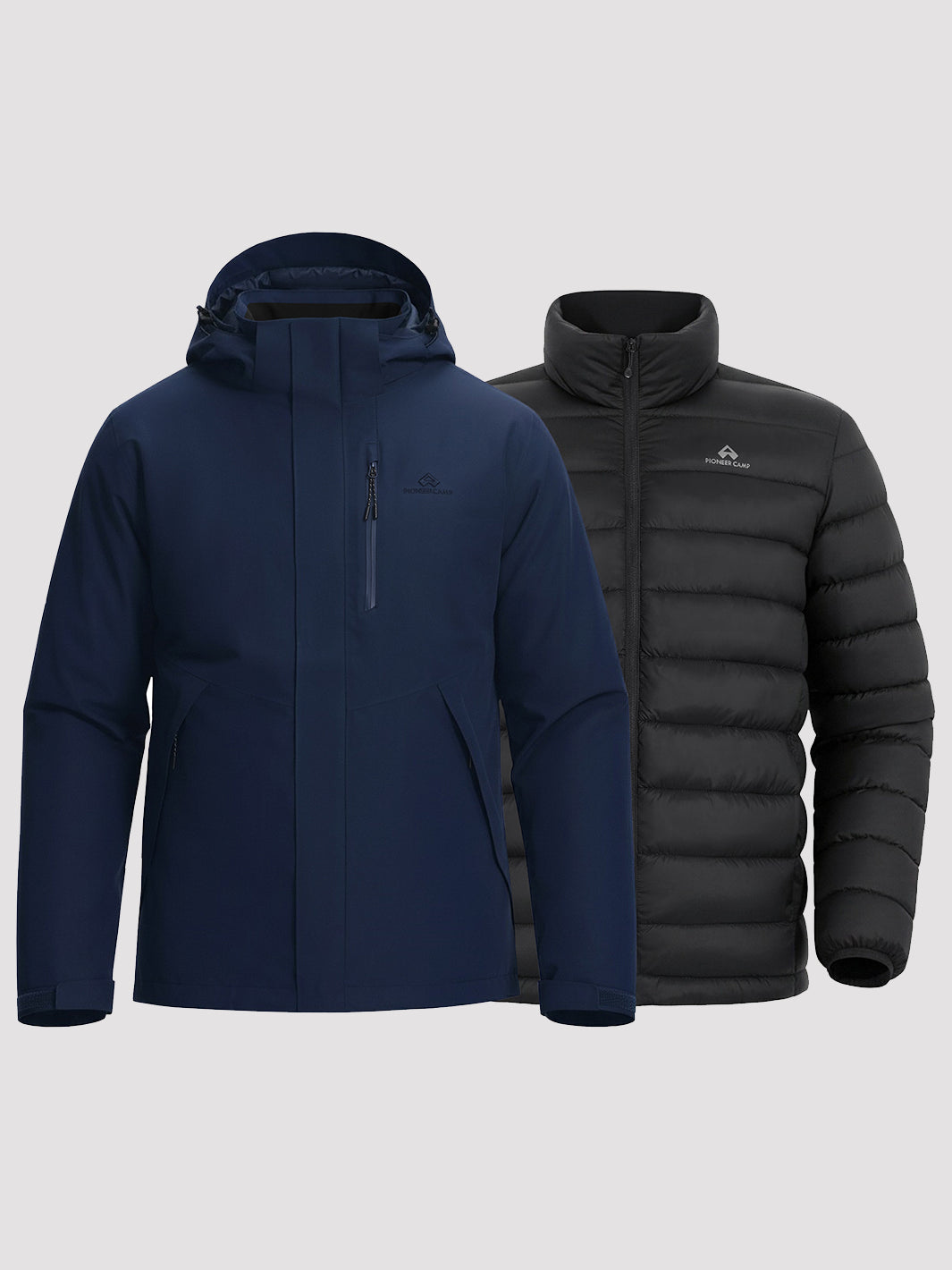 Men's 3-in-1 Waterproof Ski & Hiking Jacket System
