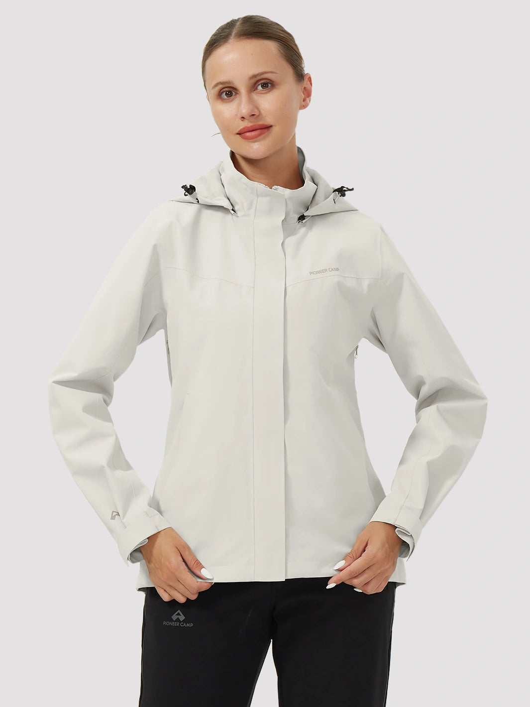 Wasserdichte, packbare Regenjacke für Damen